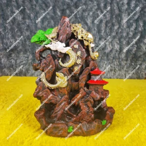 جاعودی آبشاری | طرح فنگشویی | اژدها و کلبه