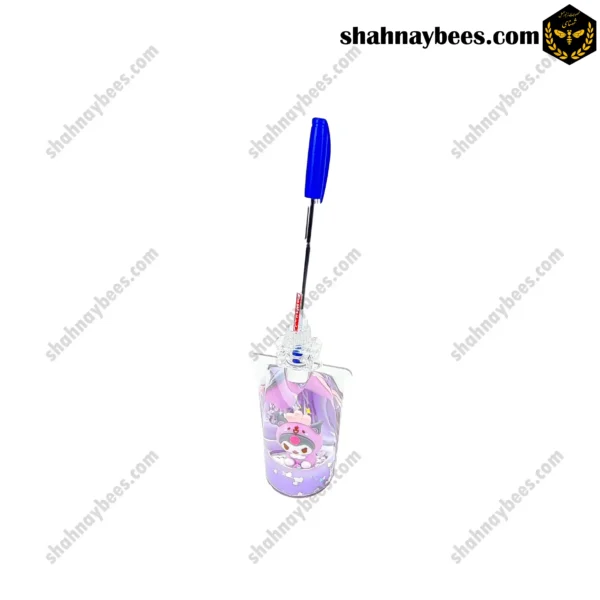 جاقلمی آکواریومی قمقمه ای طرح کرومی رنگ بنفش Kuromi3