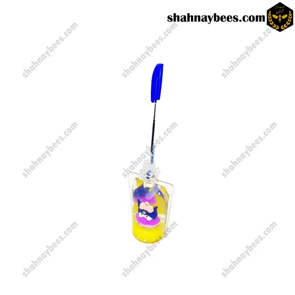 جاقلمی آکواریومی قمقمه ای طرح کرومی رنگ زرد Kuromi3