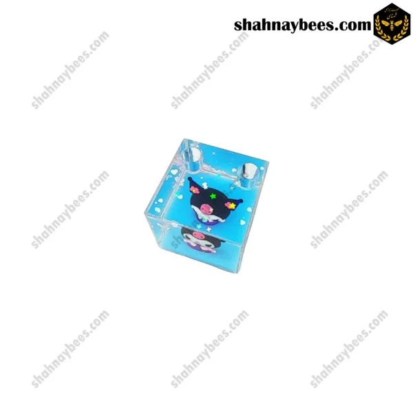 جاقلمی آکواریومی مکعبی طرح کرومی رنگ آبی Kuromi2