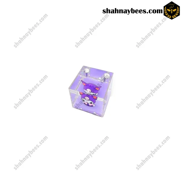 جاقلمی آکواریومی مکعبی طرح کرومی رنگ بنفش Kuromi1