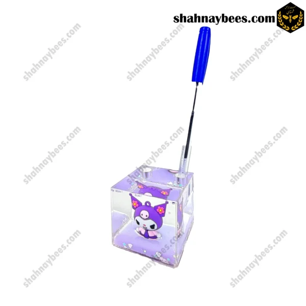 جاقلمی آکواریومی مکعبی طرح کرومی رنگ بنفش Kuromi3