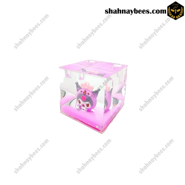 جاقلمی آکواریومی مکعبی طرح کرومی رنگ صورتی Kuromi1