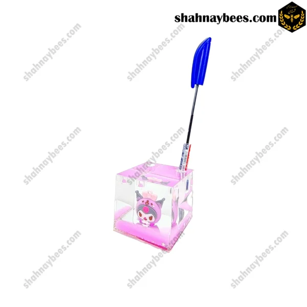 جاقلمی آکواریومی مکعبی طرح کرومی رنگ صورتی Kuromi3