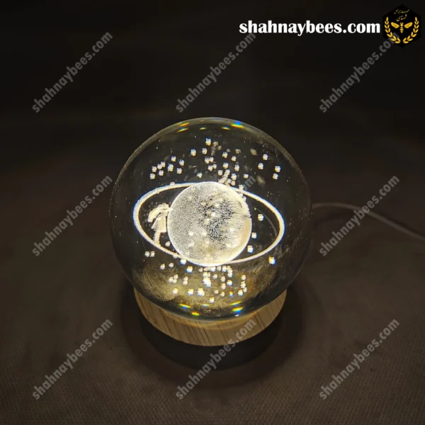 چراغ خواب گوی شیشه ای طرح شازده کوچولو2