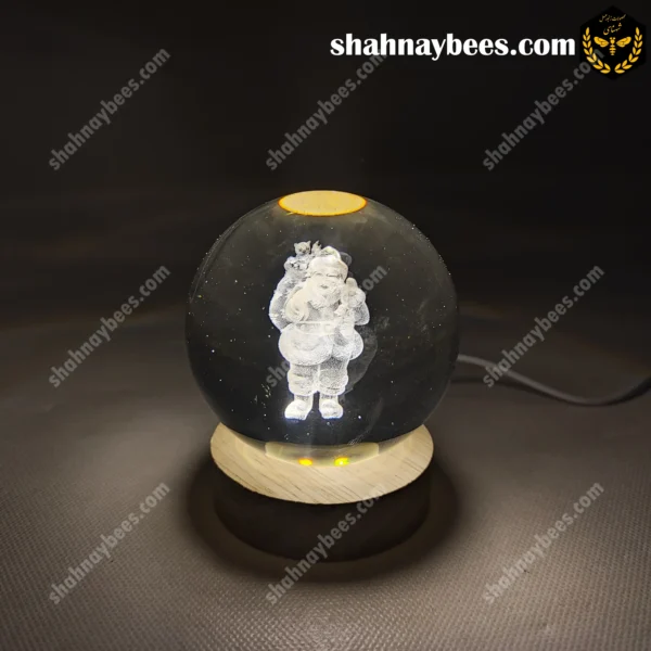 چراغ خواب گوی شیشه ای طرح بابا نوئل