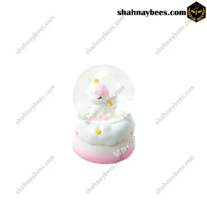 گوی برفی کوچک طرح اسب تک شاخ