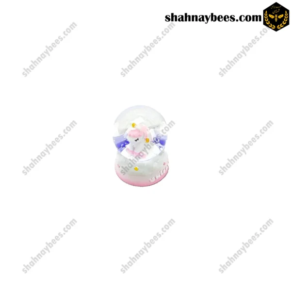 گوی برفی کوچک طرح اسب تک شاخ1