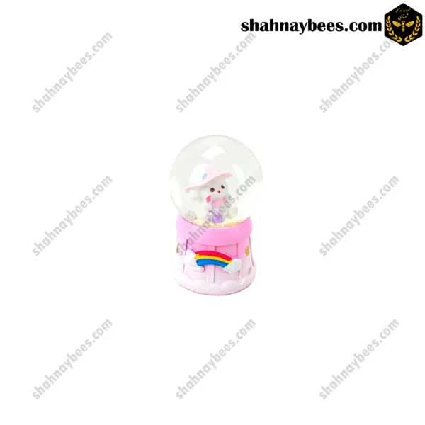 گوی برفی کوچک طرح سگ سفید
