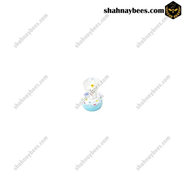 گوی برفی کوچک طرح گربه سفید1