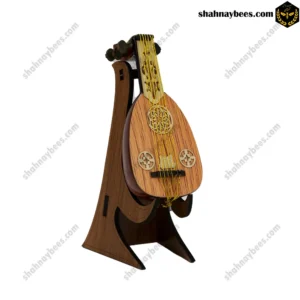 ساز عود دکوری کوچک چوبی طرح هخامنش